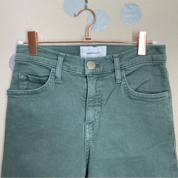 Current/Elliot The Highwaist Stiletto Jeans with Cut Raw Hem - Picture 8 of 10